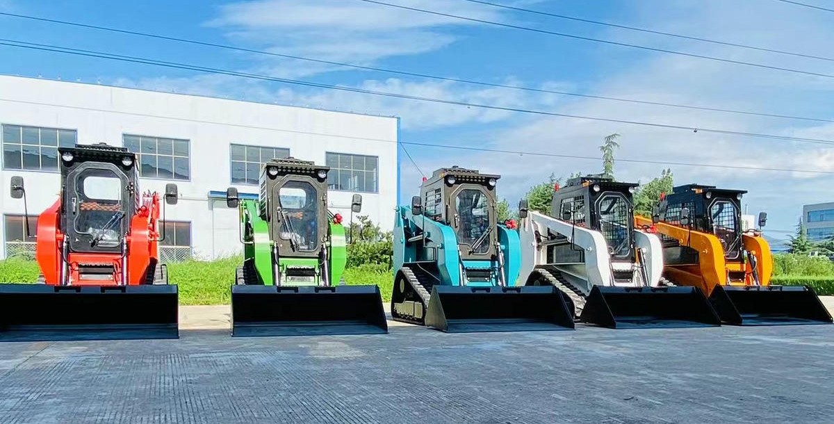 รถตักล้อยางแบบตีนตะขาบ